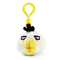  Angry Birds plüss hátizsák dísz Fehér madár 
