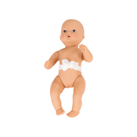  Newborn Aquini Götz, újszülött játékbaba, Eurasian, kék szemű, haj nélküli, 33 cm (2017) 