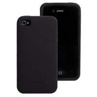  Moshi Puro 4 Form-fitting szilikon telefontok – iPhone 4/4GS fekete 