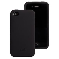 Moshi Puro 4 Form-fitting szilikon telefontok – iPhone 4/4GS fekete