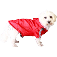  Esőkabát kutyáknak #135, XS-es méret, piros 