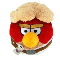  STAR WARS - Angry Birds, plüss, 13 cm, Luke 