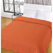 Ágytakaró, egyrészes, 140 × 195 cm, narancssárga