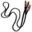 Zipzáros töltő kábel 80 cm, lightning + micro USB, fekete