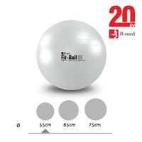 Fit-Ball labda – 55 cm, gyöngyház színű