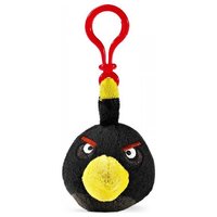  Angry Birds plüss hátizsák dísz Fekete madár 